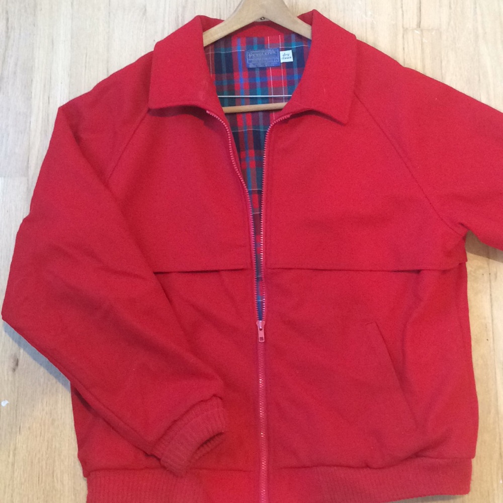 Pendleton Wool Bomber Vintage Amazing Condition - image 4